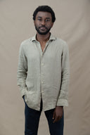 KAKI SPORT LINEN SHIRT
