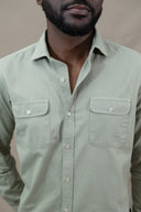 KAKI OVERSHIRT