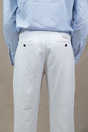 WHITE MONSIEUR TROUSERS