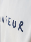 OFFWHITE/NAVY MONSIEUR SWEATSHIRT