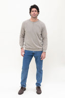 KHAKI WAFFLE SWEATSHIRT