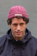 BURGUNDY MONSIEUR DOCKER HAT