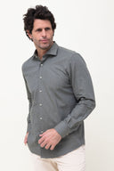 GREEN FLANNEL SPORT SHIRT