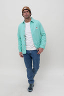 MINT GREEN PATCH WORKER JACKET