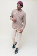 Checked Twill Sport Shirt