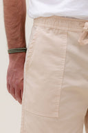 BEIGE CUADRILLE JOGGER SHORT