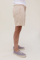 BEIGE CUADRILLE JOGGER SHORT