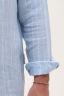 LIGHT BLUE STRIPES SPORT SHIRT