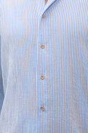 LIGHT BLUE STRIPES MAO SHIRT