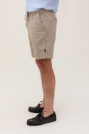 BROWN RICE STRIPES JOGGER SHORT