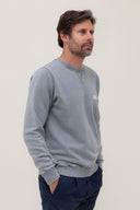 LIGHT GREY PINK BORN IN THE SOUTH SWEATSHIRT