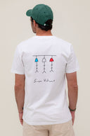 WHITE RED SIREN VICTIMS T-SHIRT