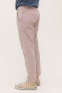 OFFWHITE/BURGUNDY STRIPES JOGGER LONG
