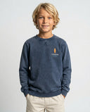WASHED NAVY THE GENT KIDS SWEATSHIRT