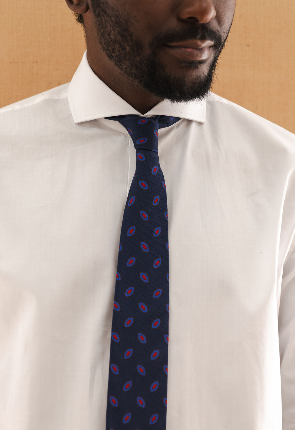 NAVY MILANO TIE