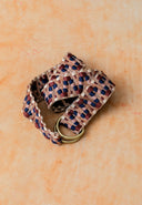 CINTURÓN CINTA ECRU BROWN/BLUE