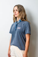 WASHED NAVY BONJOUR MADEMOISELLE REGULAR FEM T-SHIRT