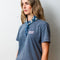 WASHED NAVY BONJOUR MADEMOISELLE REGULAR FEM T-SHIRT