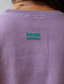 VIOLET BONJOUR MADEMOISELLE FEM SWEATSHIRT