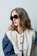 MERY BLACK SUNGLASSES 1054-C01