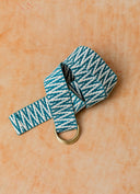 CINTURÓN CINTA ECRU PETROL