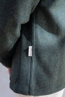 DARK GREEN SHETLAND WOOL JACKET