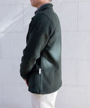 DARK GREEN SHETLAND WOOL JACKET