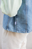 WASHED DENIM VEST