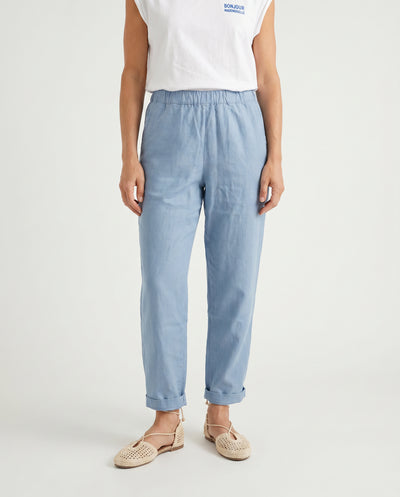 LIGHT INDIGO FEM JOGGER LONG