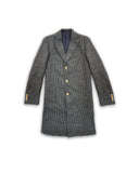 GREY CHECKED COAT