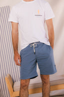 OCEAN STRIPES JOGGER SHORT