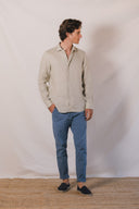 BEIGE SPORT LINEN SNC SHIRT