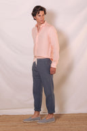 DEEP BLUE JOGGER LINEN LONG