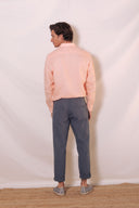 DEEP BLUE JOGGER LINEN LONG