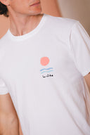 WHITE LA COTE T-SHIRT