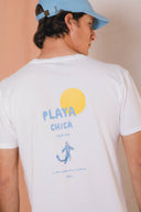 WHITE PLAYA CHICA T-SHIRT