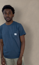 NAVY SNC BASIC FLAMÉ T-SHIRT