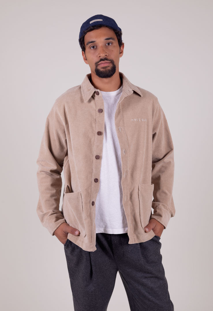 BEIGE MONSIEUR CORDUROY WORKER JACKET