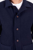 NAVY WOOL JACKET