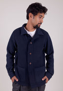 NAVY WOOL JACKET