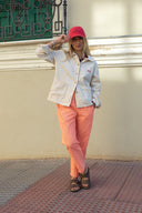 ORANGE FLUOR FEM JOGGER LONG