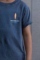 WASHED NAVY THE GENT KIDS T-SHIRT