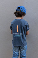 WASHED NAVY THE GENT KIDS T-SHIRT