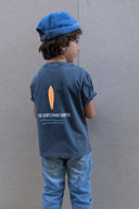 WASHED NAVY THE GENT KIDS T-SHIRT