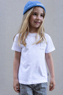 WHITE RED SIREN VICTIMS KIDS T-SHIRT