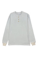 OFFWHITE/LIGHT BLUE SAM'S LONG SLEEVES T-SHIRT