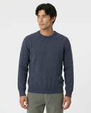 GREY MELANGE LAMBSWOOL SWEATER
