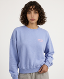 TWILIGHT BLUE BONJOUR MADEMOISELLE FEM SWEATSHIRT