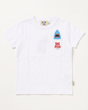 WHITE BIG FISH KIDS T-SHIRT