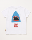 WHITE BIG FISH KIDS T-SHIRT